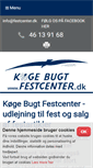 Mobile Screenshot of festcenter.dk