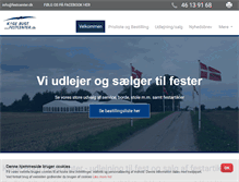 Tablet Screenshot of festcenter.dk